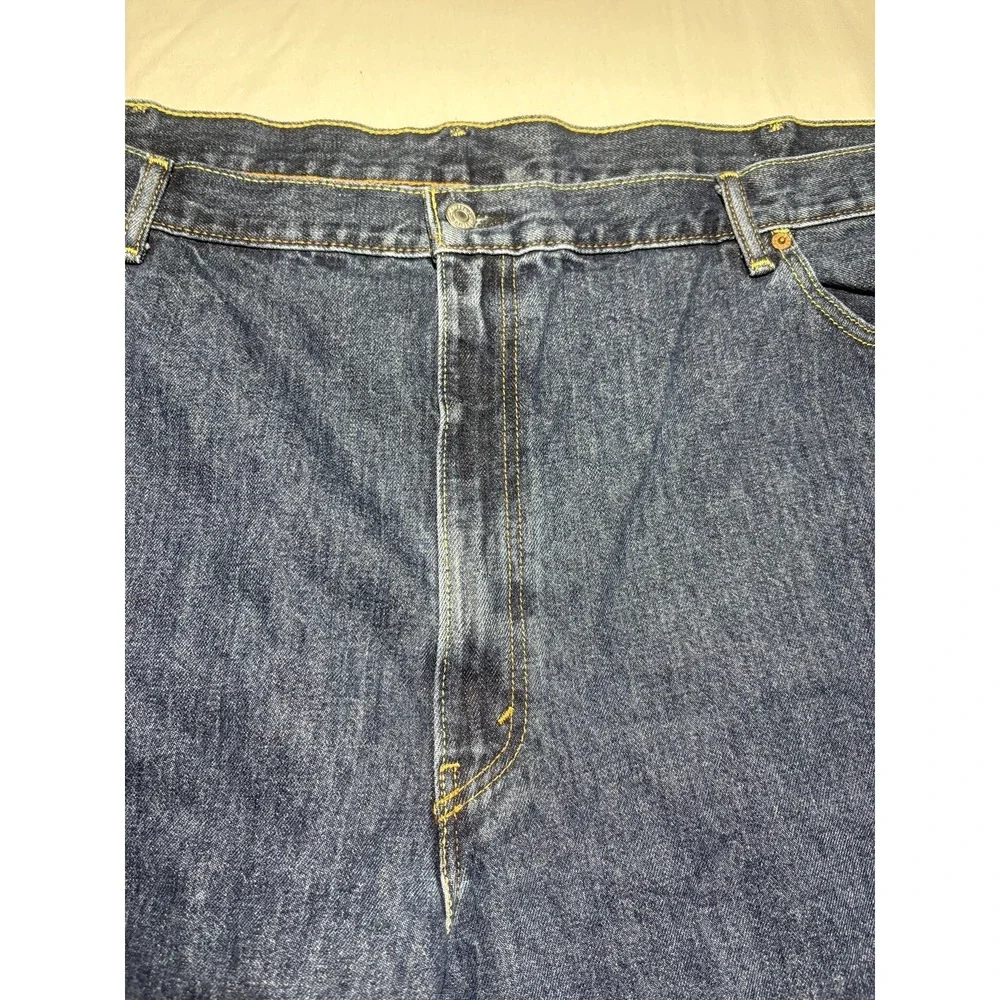 Levis 550 Relaxed Fit Jeans Mens 52x29 Blue Denim Big Tall Cotton Pants
